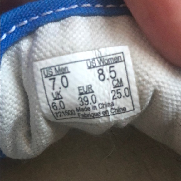 Blue Old Skool Vans 8.5 - Picture 3 of 3